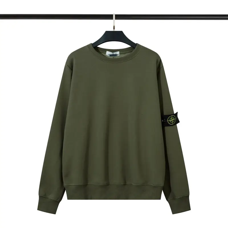 Stone Island Hoodie — 296 Army Green fleece-lined colorway — USFans Spreadsheet photo