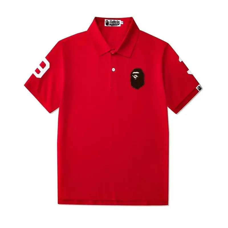 Bape polo — red colorway — USFans Spreadsheet photo