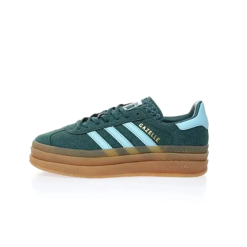 Adidas Originals Gazelle Bold — Dark green light blue IG9989 colorway — Kakobuy Spreadsheet photo