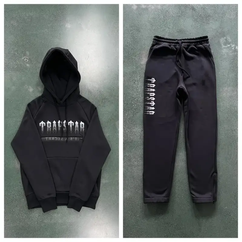 Trapstar Hoodie Set — black colorway — USFans Spreadsheet photo