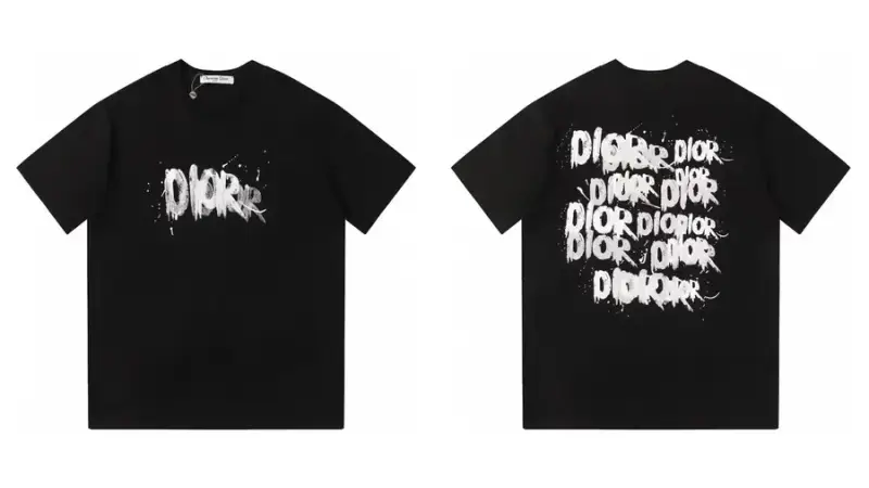 DIOR Tee — 2532 black colorway — USFans Spreadsheet photo