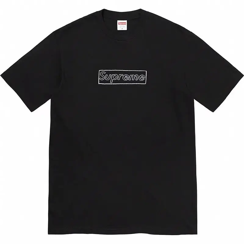 Supreme T-Shirts Cross-Logo — B292 Chalk Black colorway — Kakobuy Spreadsheet photo