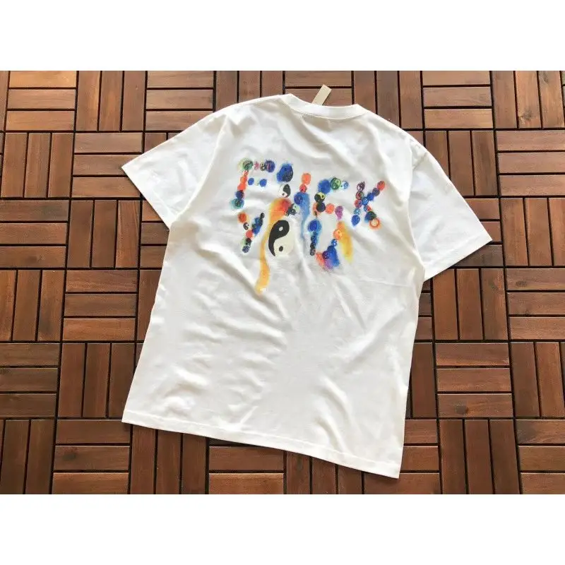 Supreme X Ducati T-Shirt — B366 Yin Yang Tai Chi Print White colorway — USFans Spreadsheet photo