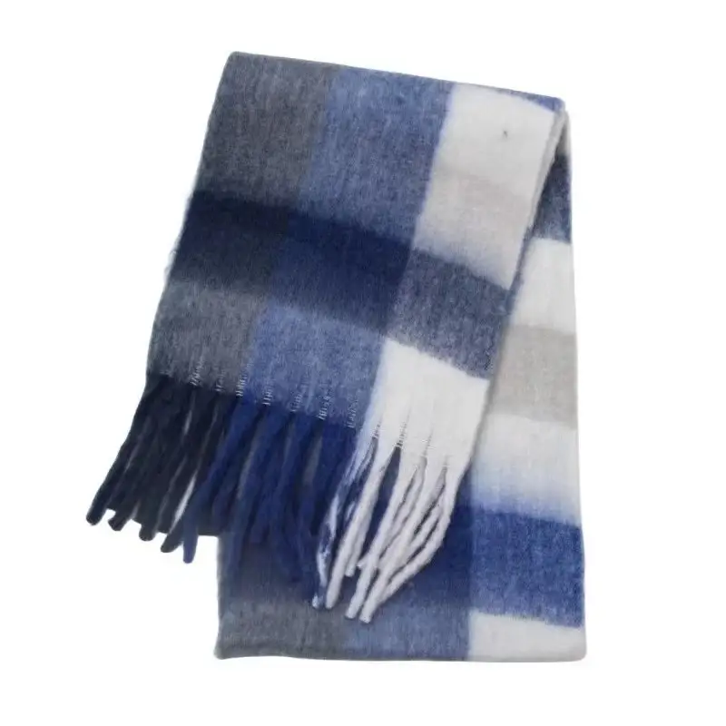 Acne Studios Scarf — sapphire blue white colorway — USFans Spreadsheet photo