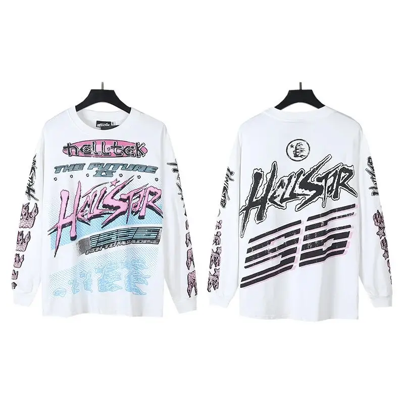 Hellstar Tee Hoodie — 559 white colorway — USFans Spreadsheet photo