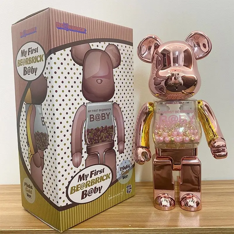 Bearbrick 400% — electroplating powder gold colorway — USFans Spreadsheet photo