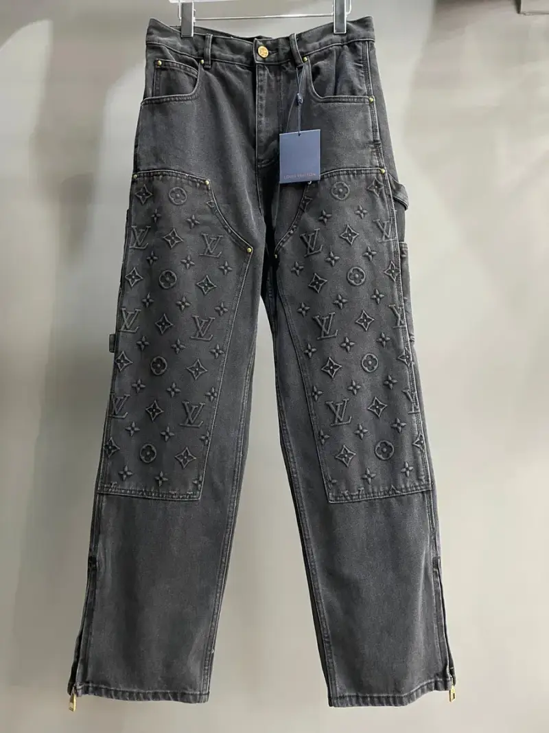 Louis Vuitton jeans — Washed black colorway — USFans Spreadsheet photo