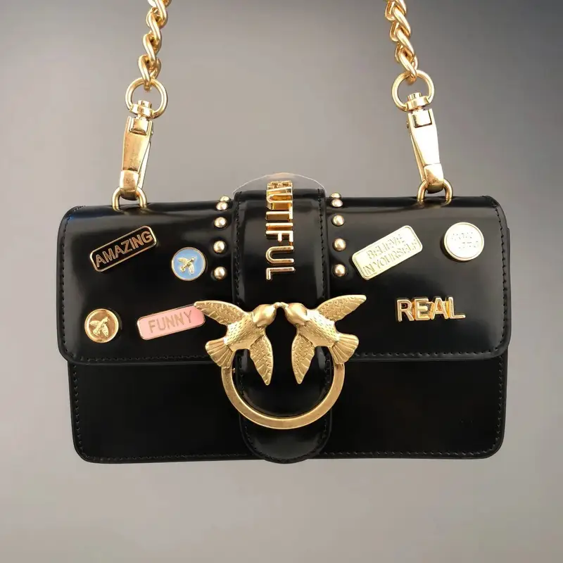 Pinko Bag — Medal Black Small Size colorway — USFans Spreadsheet photo