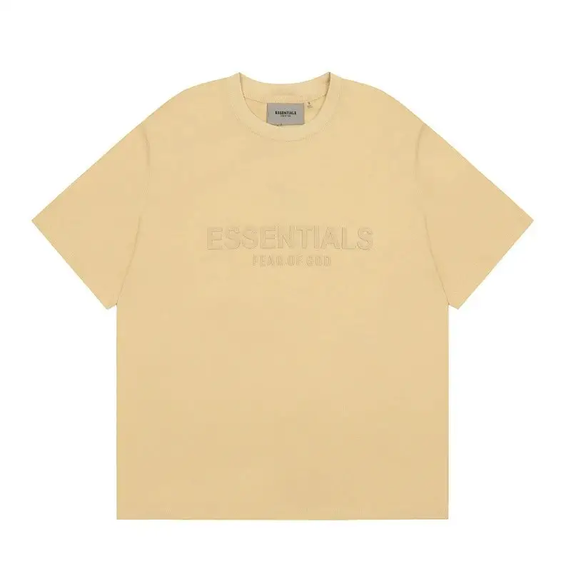 Essentials Tee — 2403 earthy yellow colorway — Kakobuy Spreadsheet photo