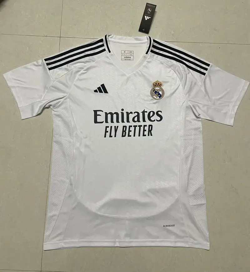 Real Madrid 24/25 T-Shirt — 2425 Real Madrid Home colorway — Kakobuy Spreadsheet photo