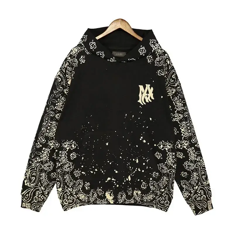 Amiri Bandana Hoodie — black colorway — USFans Spreadsheet photo