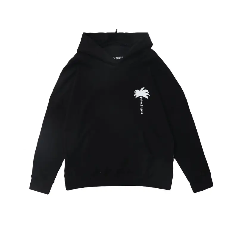 Palm Angels Hoodie — Coconut black correct terry colorway — USFans Spreadsheet photo