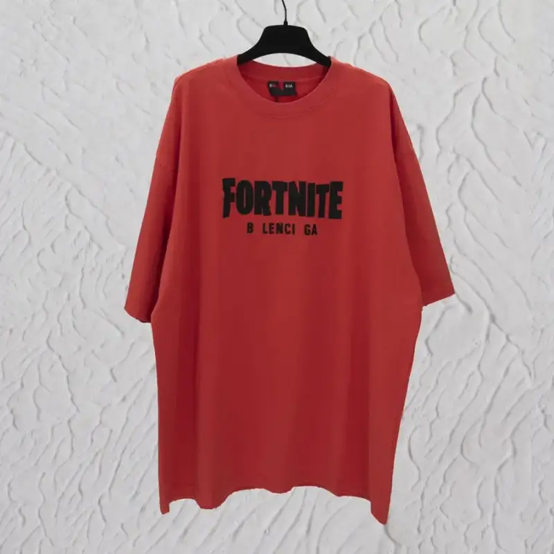 Fortnite Balenciaga Tee — red colorway — USFans Spreadsheet photo