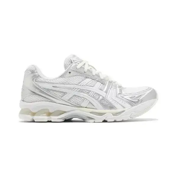 Pink Asics Gel Kayano 14 — JJJJoundSilverWhite colorway — Kakobuy Spreadsheet photo