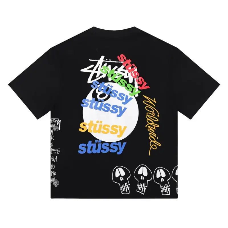 Stussy POLO — S185# black colorway — USFans Spreadsheet photo