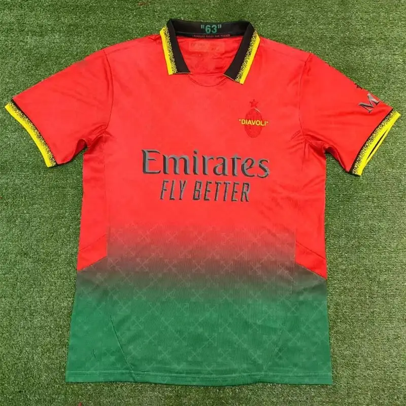 Legia Warszawa 24/25 Home Jersey — 2526AC Red Green Special Edition colorway — Kakobuy Spreadsheet photo