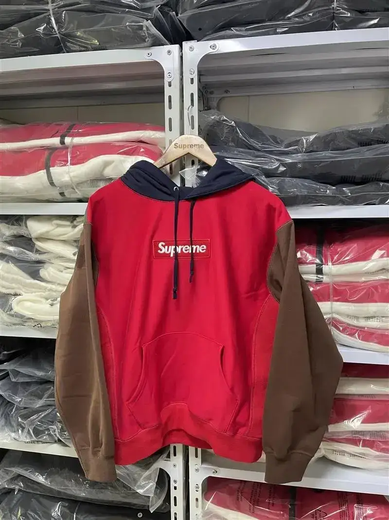 Supreme Box Logo Hoodie 24 — Splice colorway — USFans Spreadsheet photo