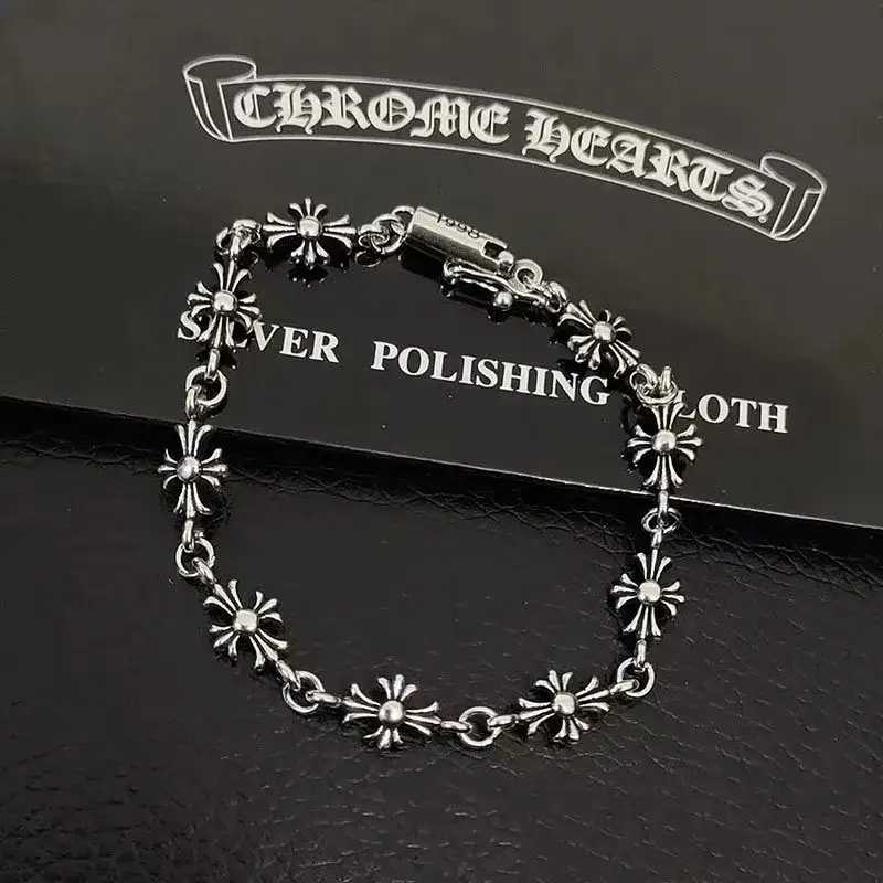 Chrome Hearts Bracelet with Crosses — 1 Retro Drill-free Bracelet colorway — USFans Spreadsheet photo
