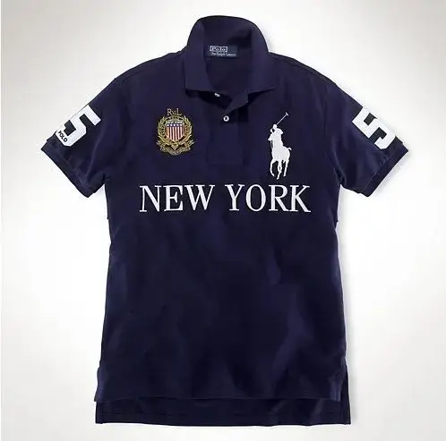 Polo Shirts (15+ styles) — New York sapphire blue colorway — USFans Spreadsheet photo