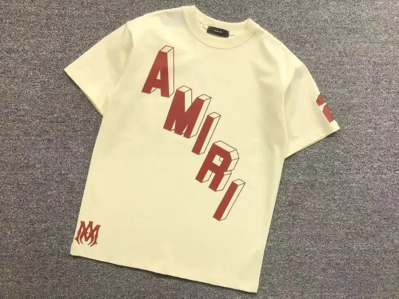 Amiri T-Shirts — Apricot color colorway — USFans Spreadsheet photo