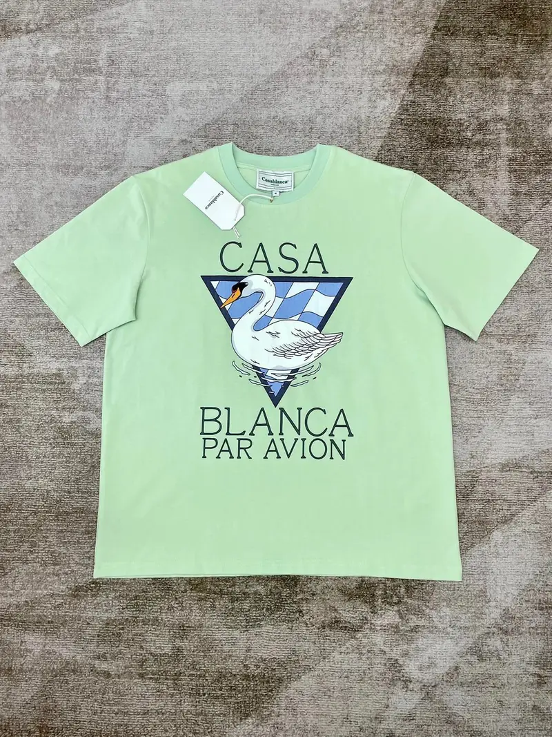 Casablanca T-Shirt — Yellowish green 1 colorway — USFans Spreadsheet photo