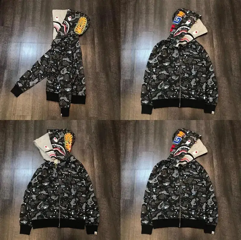 Bape Shark (Best Batch) — XX051 Double Cap Black colorway — USFans Spreadsheet photo