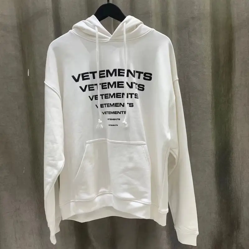 Good Vetements Hoodie — V125 White colorway — Kakobuy Spreadsheet photo