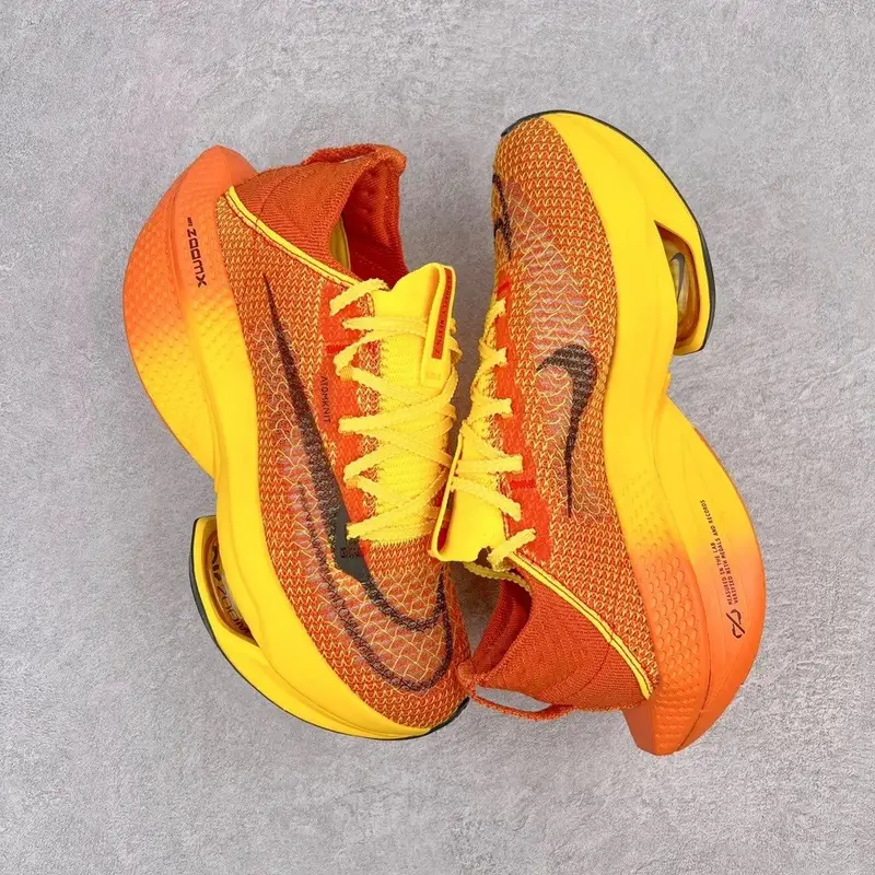 Nike Air ZoomX AlphaFly NEXT% 2 — Orange yellow colorway — Kakobuy Spreadsheet photo