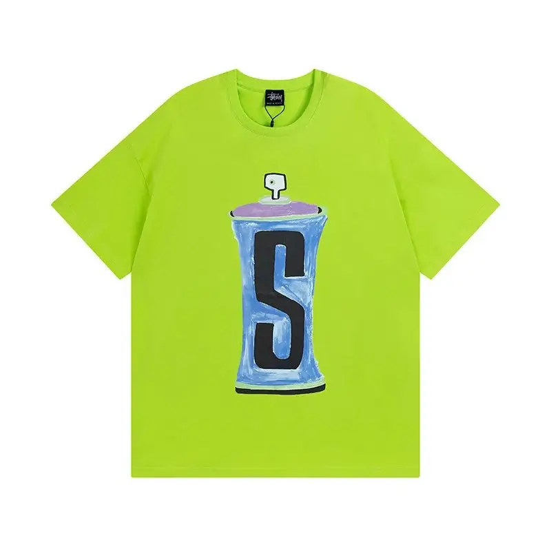 Stussy Tees — 964# fluorescent green colorway — USFans Spreadsheet photo