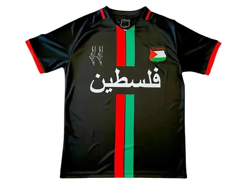 Palestine Jersey — 2425 Black Palestinian Arabic colorway — Kakobuy Spreadsheet photo