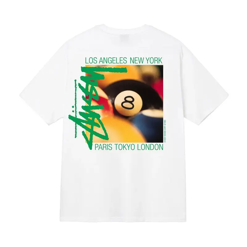 Stussy t-shirt — White [color ball]] colorway — USFans Spreadsheet photo