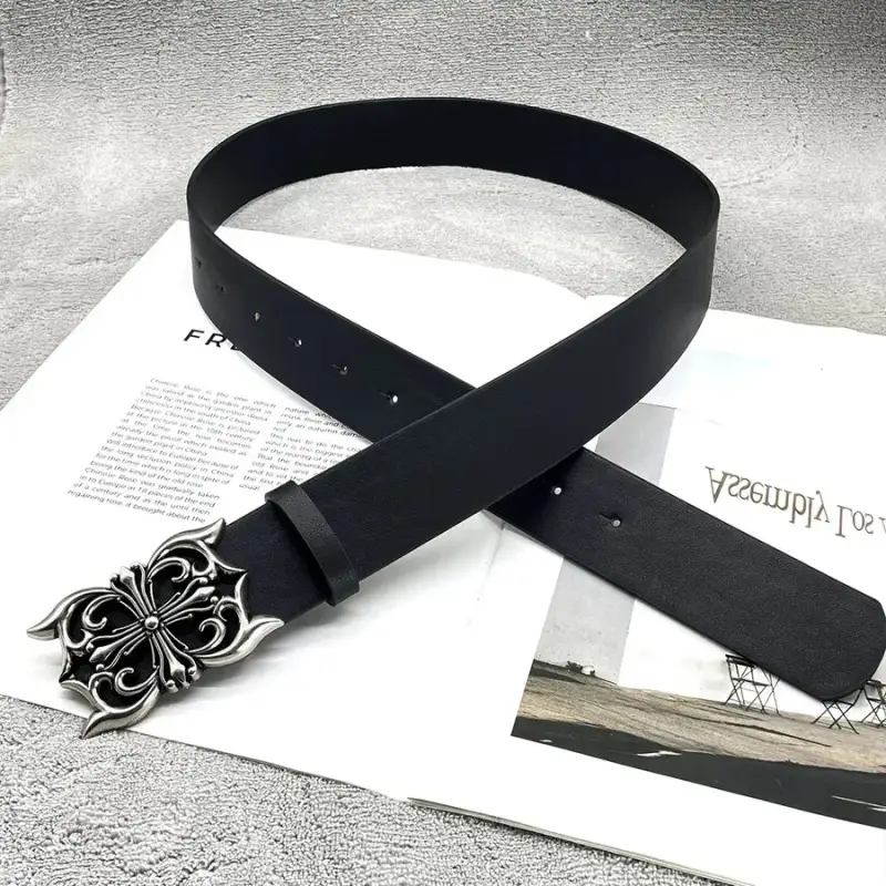 Chrome Hearts belt — [Butterfly Cross] Crowe Belt colorway — USFans Spreadsheet photo