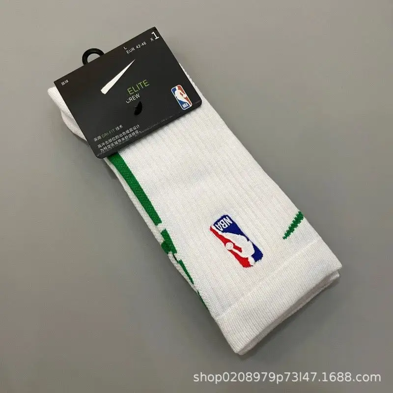 Nike NBA Socks — 19 long white green colorway — USFans Spreadsheet photo