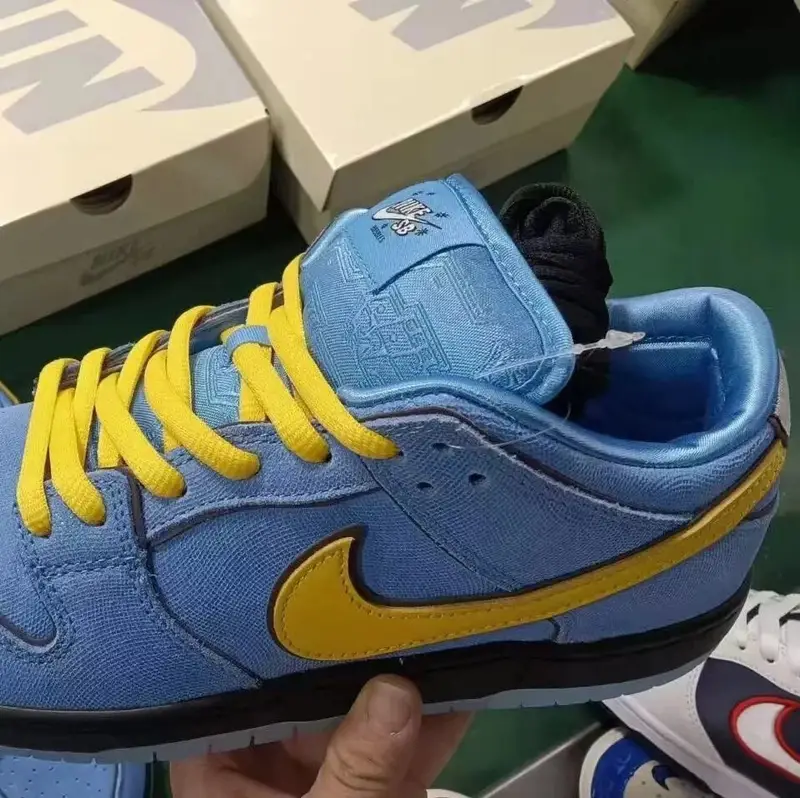 Dunk Powerpuff Shoes — Blue Powerpuff Girls colorway — USFans Spreadsheet photo