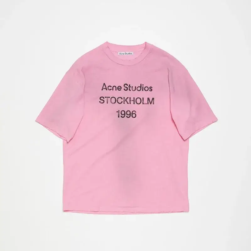 Acne Studios T-Shirt — pink colorway — USFans Spreadsheet photo