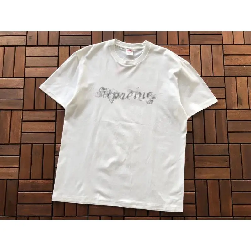 Supreme X Ducati T-Shirt — B238 Smoke White colorway — USFans Spreadsheet photo