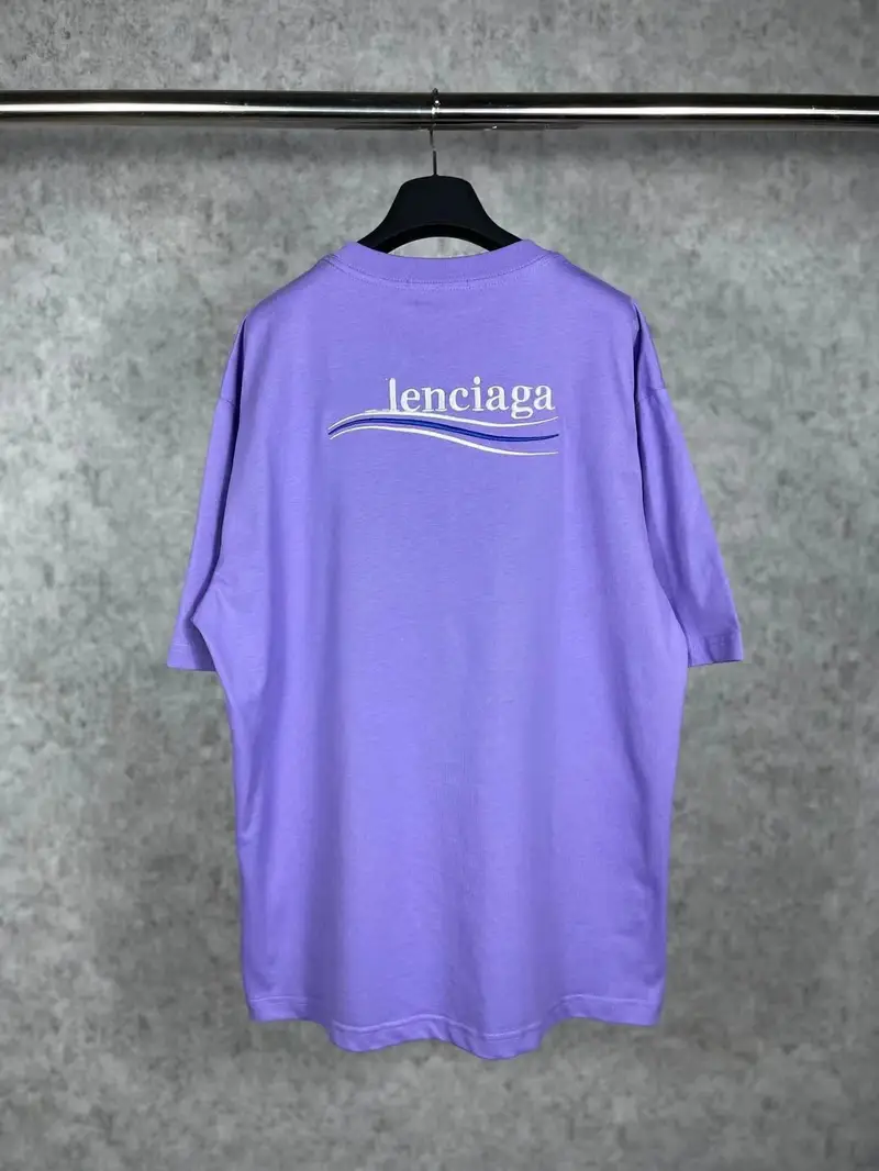 Balenciaga Logo T-Shirt — purple colorway — USFans Spreadsheet photo