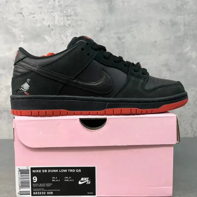 Dunk Parra Shoes — Black Pigeon Joint 883232-008 colorway — USFans Spreadsheet photo
