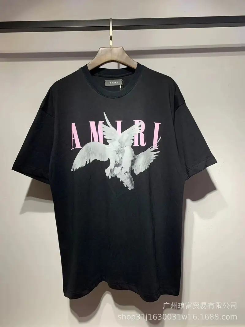 Amiri T-Shirts — 664 black colorway — USFans Spreadsheet photo