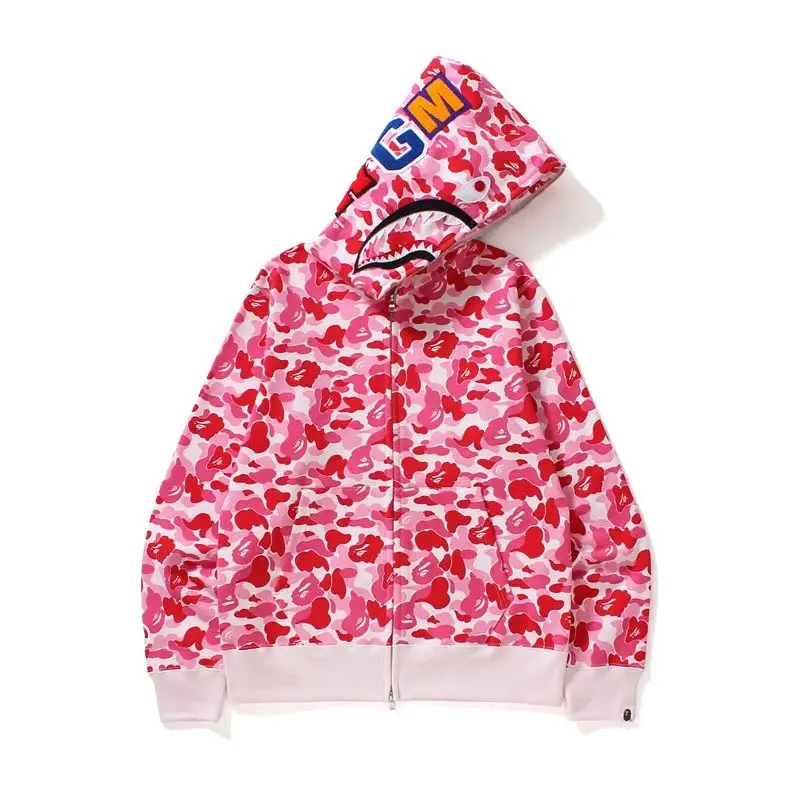 Bape Shark Hoodie — C9001 Powder colorway — USFans Spreadsheet photo
