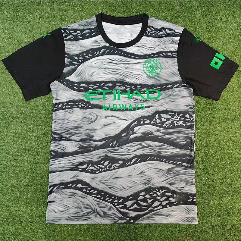 Legia Warszawa 24/25 Home Jersey — Manchester City Black Grey Concept Edition colorway — Kakobuy Spreadsheet photo