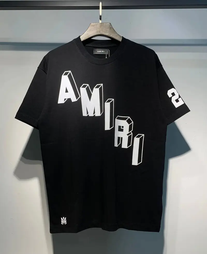 Amiri T-Shirts — 678 black colorway — USFans Spreadsheet photo