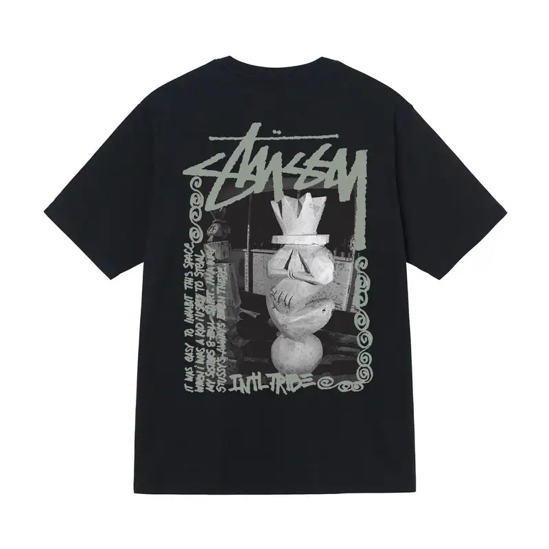 Stussy Tee — Black [Stone]] colorway — Kakobuy Spreadsheet photo