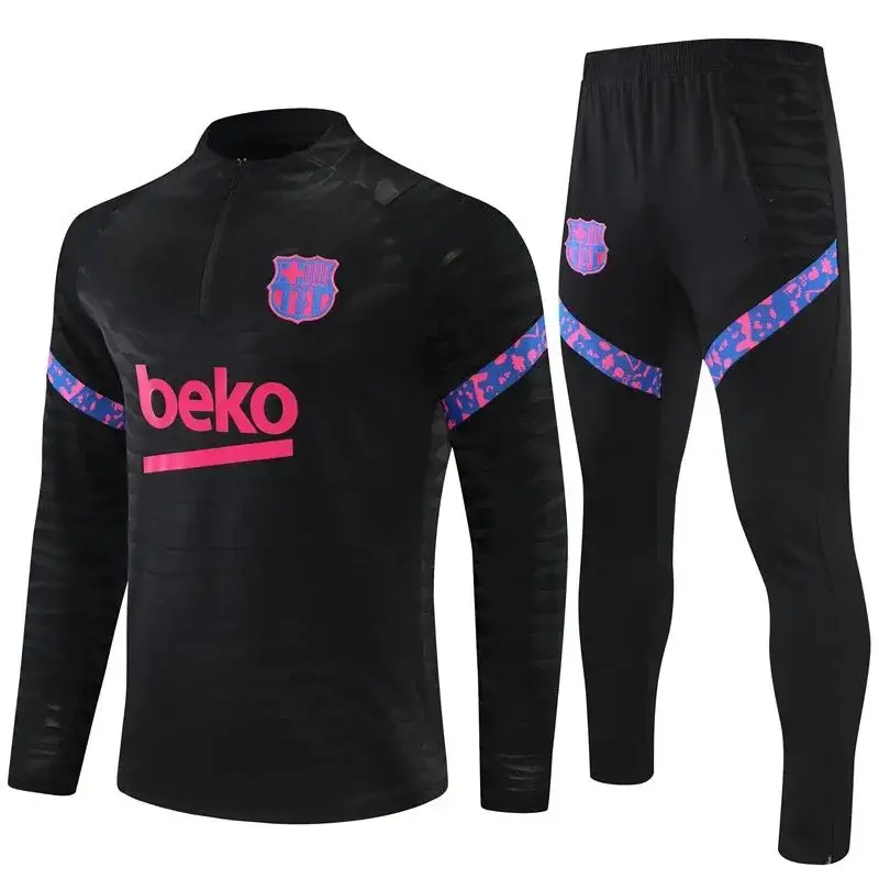 Barcelona Tracksuit — 2122 Barca Black [steel press]] colorway — USFans Spreadsheet photo