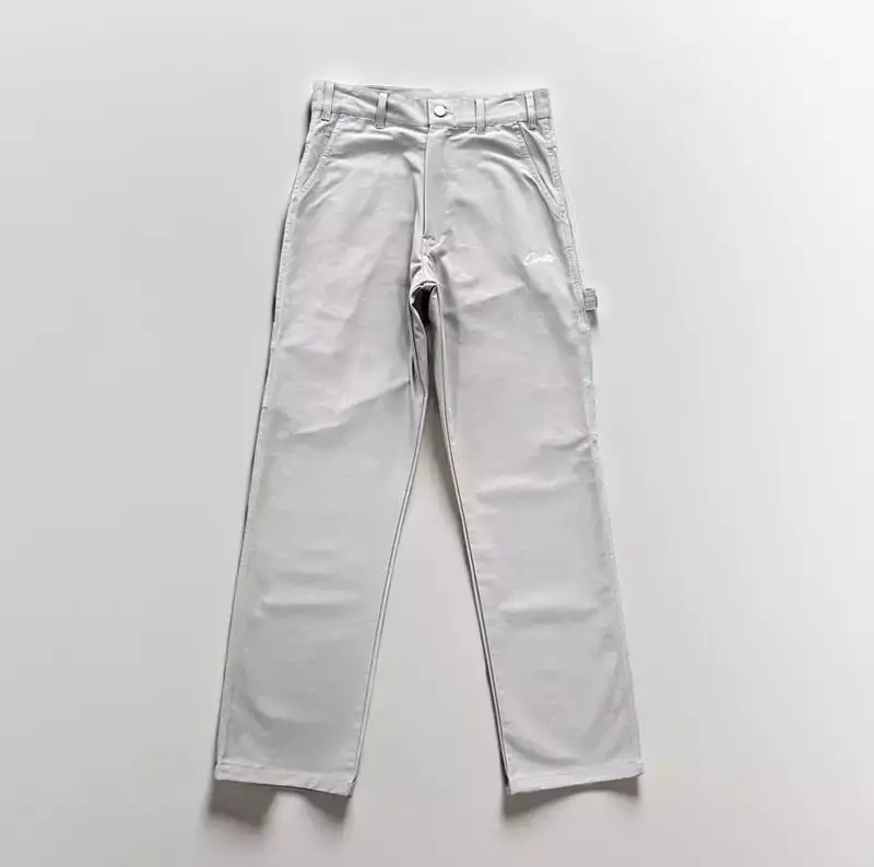Corteiz Classic Cargo 5 Stars Black White Logo Pants — Carpenter Trousers colorway — USFans Spreadsheet photo