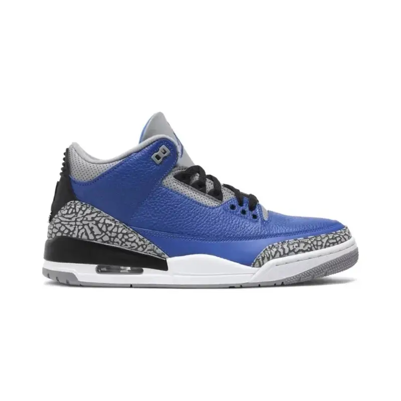 Jordan 3 Black Cat — Varsity Royal colorway — USFans Spreadsheet photo
