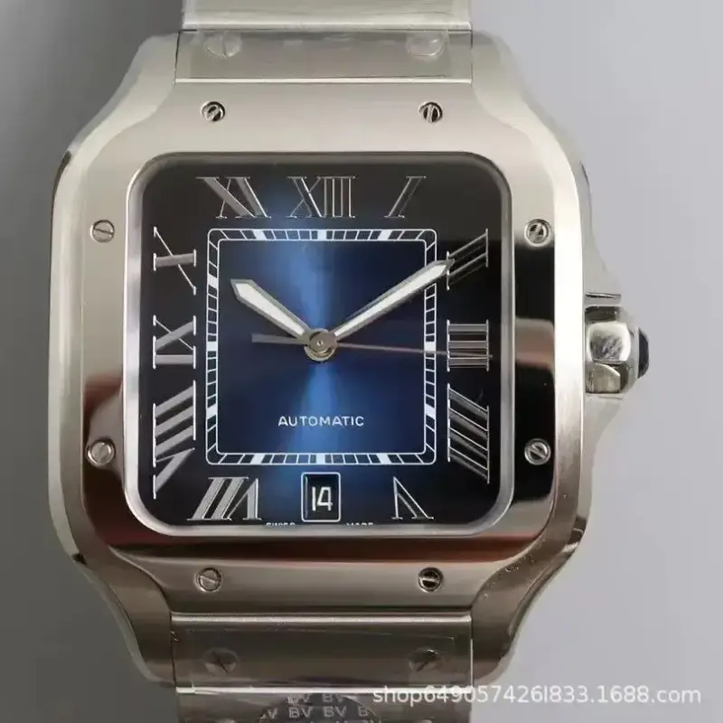 Cheap Cartier Santos 41mm — Blue Face colorway — USFans Spreadsheet photo