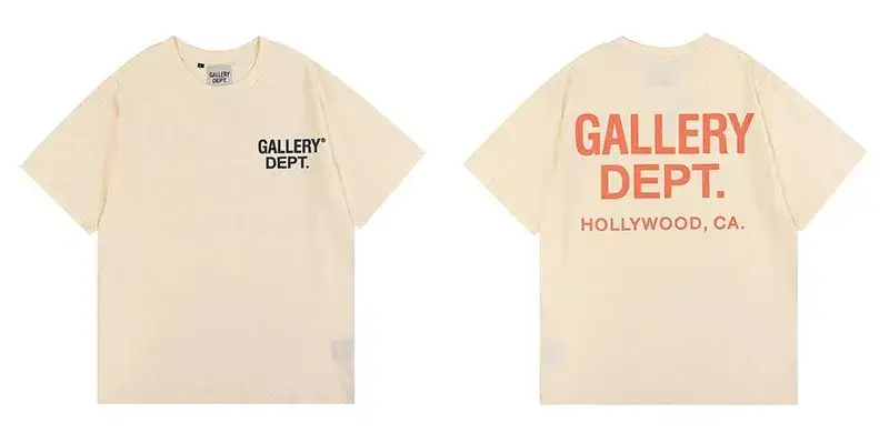 Gallery Dept Shirts — 6001 apricot colorway — Kakobuy Spreadsheet photo