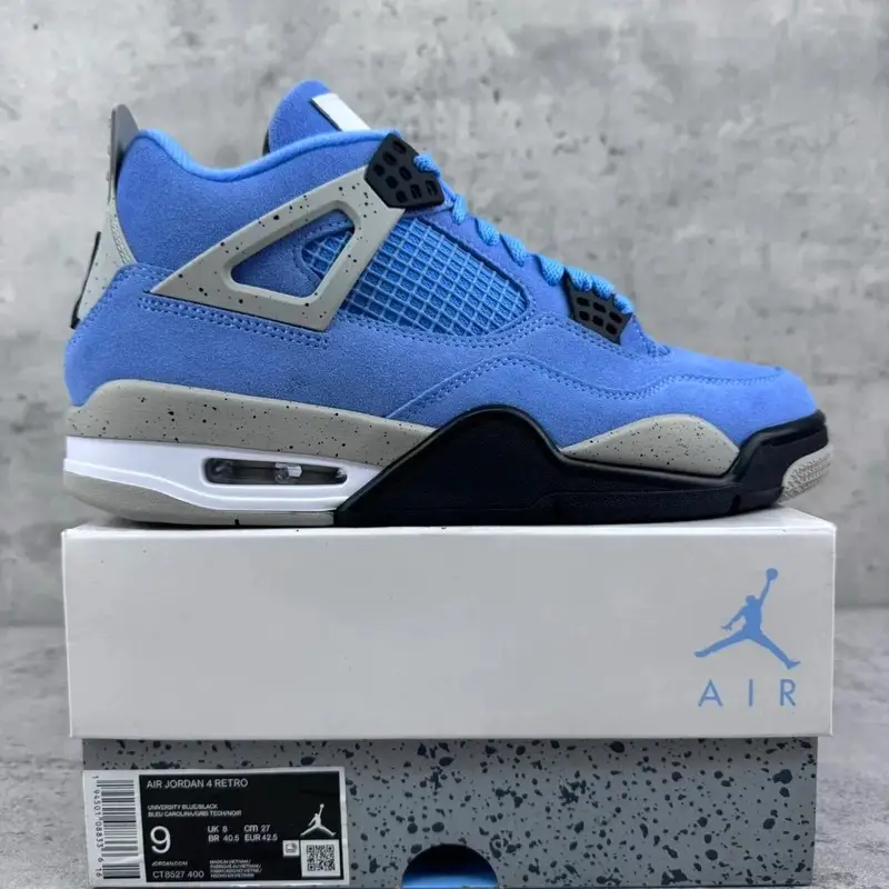 Jordan 4 Manila — University Blue CT8527-400 colorway — USFans Spreadsheet photo