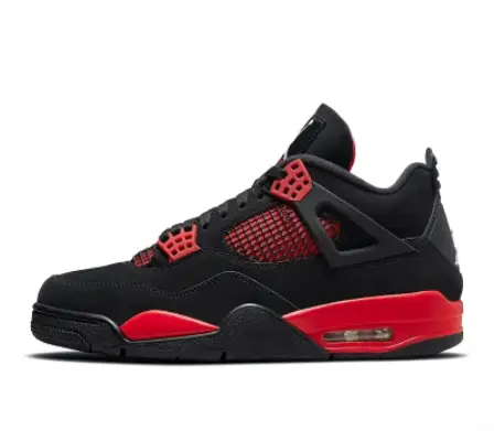 Jordan 4 Red Cement — Black Red Thunder CT8527-016 colorway — USFans Spreadsheet photo